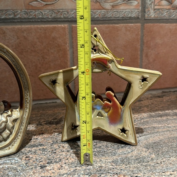 Nativity Scene Ornaments - 3 pieces - Picture 4 of 13